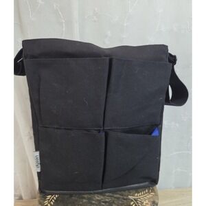 Dyson Tool Storage Back Black with Blue Lining Side pockets Shoulder Strap